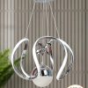 Luna Lighting Clasy Model Krom Kaplama 3 Renk Metal Salon Mutfak Oturma Yatak Odası Modern Led Sarkıt Avize