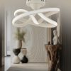 Vino Riserva Model Beyaz Renk Metal Salon Mutfak Oturma Yatak Odası Modern Led Plafonyer Avize