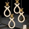 Karona Model 4 lü Gold Kaplama 3 RENK Kumandalı Salon Mutfak Oturma Yatak Odası Modern Led Avize