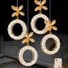 Medusa Model 4 lü Gold Kaplama 3 RENK Kumandalı Salon Mutfak Oturma Yatak Odası Modern Led Avize