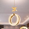 Athena Model Gold Kaplama 3 RENK Metal Salon Mutfak Oturma Yatak Odası Modern Led Sarkıt Avize