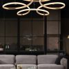 İKON Model Gold Kaplama Hol Antre Mutfak Salon Yatak Çocuk Odası Modern Led Beyaz Işık Avize