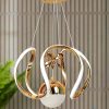 Clasy Model Gold Kaplama Metal Salon Mutfak Oturma Yatak Odası Modern Led Beyaz Işık Avize