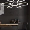 İkon Model Krom Mutfak Hol Antre Salon Oturma Yatak Odası Modern Metal Led Beyaz Işık Avize