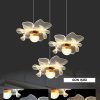 Magnolya Model 3 lü Gold Kaplama 3 RENK Salon Mutfak Oturma Yatak Odası Modern Led Sarkıt Avize