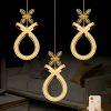 Karuna Model 3 lü Gold Kaplama 3 RENK Kumandalı Salon Mutfak Oturma Yatak Odası Modern Led Avize