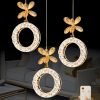 Medusa Model 3 lü Gold Kaplama 3 RENK Kumandalı Salon Mutfak Oturma Yatak Odası Modern Led Avize