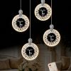 Ren Geyiği Model 4 lü KROM Kaplama 3 RENK Kumandalı Salon Mutfak Oturma Yatak Odası Modern Led Avize