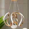 Clasy Model Gold Kaplama 3 Renk Metal Salon Mutfak Oturma Yatak Odası Modern Led Sarkıt Avize